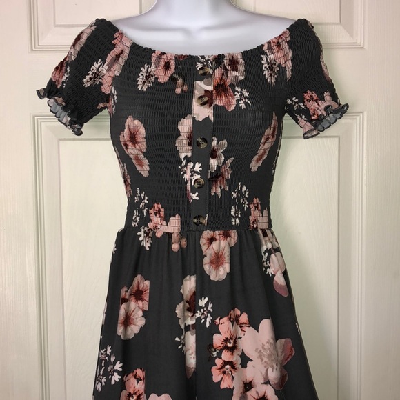J for Justify Pants - J for Justify floral ruched romper